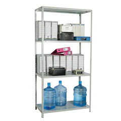 Стеллаж металлический BRABIX &laquo;MS-185/<wbr/>40/<wbr/>70-4&raquo;, 1850&times;700&times;400 мм, 4 полки, 291103