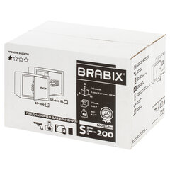 Сейф мебельный BRABIX &laquo;SF-200KL&raquo;, 200&times;310&times;200 мм, ключевой замок, черный, 291144