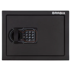Сейф мебельный BRABIX &laquo;SF-230EL&raquo;, 230&times;310&times;250 мм, электронный замок, черный, 291147
