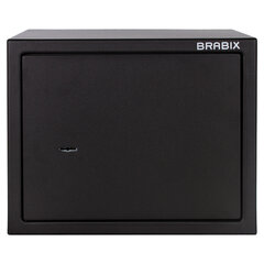 Сейф мебельный BRABIX &laquo;SF-280KL&raquo;, 280&times;350&times;300 мм, ключевой замок, черный, 291148