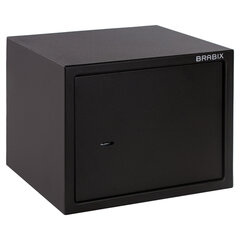 Сейф мебельный BRABIX &laquo;SF-280KL&raquo;, 280&times;350&times;300 мм, ключевой замок, черный, 291148