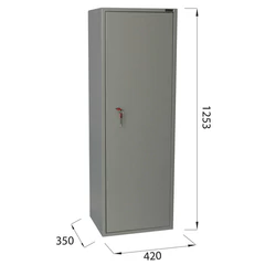 Шкаф металлический для документов BRABIX &laquo;KBS-021Т&raquo;, 1253&times;420&times;350 мм, 26 кг, трейзер, сварной, 291154