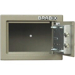 Сейф мебельный BRABIX &laquo;D-14m&raquo;, 145&times;200&times;150 мм, 3 кг, ключевой замок, крепление к стене, 291160