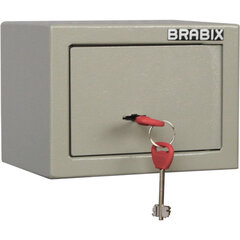 Сейф мебельный BRABIX &laquo;D-14m&raquo;, 145&times;200&times;150 мм, 3 кг, ключевой замок, крепление к стене, 291160