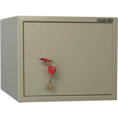 Сейф мебельный BRABIX &laquo;D-29m&raquo;, 290&times;350&times;300 мм, 9 кг, ключевой замок, крепление к стене, 291163