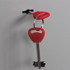 Сейф мебельный BRABIX &laquo;D-29m&raquo;, 290&times;350&times;300 мм, 9 кг, ключевой замок, крепление к стене, 291163