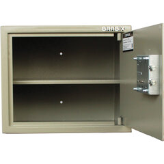 Сейф мебельный BRABIX &laquo;D-29m&raquo;, 290&times;350&times;300 мм, 9 кг, ключевой замок, крепление к стене, 291163