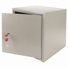 Сейф мебельный BRABIX &laquo;D-40m&raquo;, 400&times;400&times;366 мм, 13 кг, ключевой замок, крепление к стене, 291164