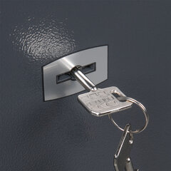 Сейф BRABIX &laquo;КМ-1200Т/<wbr/>2&raquo;, 1200&times;475&times;400 мм, 76 кг, 2 отделения, ключевой замок, трейзер, крепление к стене, 291170