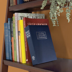 Сейф-книга &laquo;Английский словарь&raquo;, 54&times;115&times;180 мм, ключевой замок, темно-синий, BRAUBERG, 291179