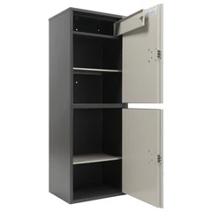 Шкаф металлический для документов AIKO &laquo;SL-125/<wbr/>2Т&raquo; ГРАФИТ, 1252&times;460&times;340 мм, 31 кг, сварной