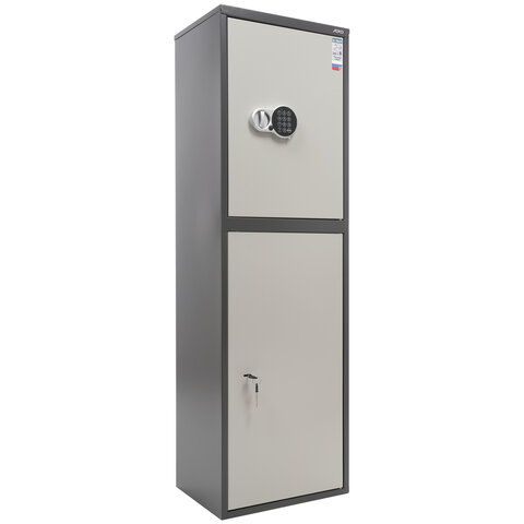 Шкаф металлический для документов AIKO "SL-150/2ТEL" ГРАФИТ, 1490х460х340 мм, 36 кг, S10799152902
