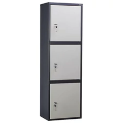Шкаф металлический для документов AIKO &laquo;SL-150/<wbr/>3Т&raquo; ГРАФИТ, 1490&times;460&times;340 мм, 37 кг
