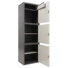 Шкаф металлический для документов AIKO &laquo;SL-150/<wbr/>3Т&raquo; ГРАФИТ, 1490&times;460&times;340 мм, 37 кг