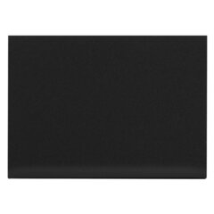 Табличка меловая настольная А4 (21&times;29,7 см), L-образная, горизонтальная, ПВХ, ЧЕРНАЯ, BRAUBERG, 291291