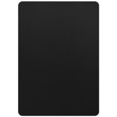 Табличка меловая А4 (21&times;29,7 см), КОМПЛЕКТ 10 штук, пластиковая, ЧЕРНАЯ, BRAUBERG, 291300