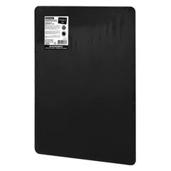 Табличка меловая А4 (21&times;29,7 см), КОМПЛЕКТ 10 штук, пластиковая, ЧЕРНАЯ, BRAUBERG, 291300