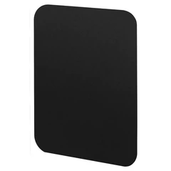 Табличка меловая/<wbr/>ценник A7 (7,4&times;10,5 см) 20 штук, пластиковая, 0,5 мм, ЧЕРНАЯ, BRAUBERG, 291303