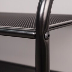 Стеллаж на металлокаркасе &laquo;Валенсия-13&raquo;, 455&times;300&times;855 мм, 3 полки, черный