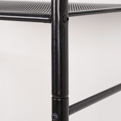 Стеллаж на металлокаркасе &laquo;Валенсия-14&raquo;, 455&times;300&times;1205 мм, 4 полки, черный