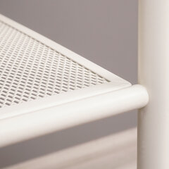 Стеллаж на металлокаркасе &laquo;Валенсия-14&raquo;, 455&times;300&times;1205 мм, 4 полки, белый