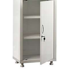 Шкаф медицинский 1-створчатый HILFE "МД 1 1650/SG" 1755х500х320 мм, стекло, белый