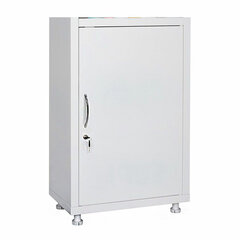 Шкаф медицинский 1-створчатый HILFE "МД 1 1760/SG" 1850х600х400 мм, стекло, белый