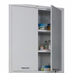 Шкаф медицинский 2-створчатый HILFE "МД 2 1780/SS" 1850х800х400 мм, белый