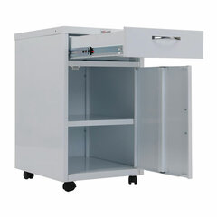 Тумба медицинская подкатная HILFE &laquo;МД ТП-2&raquo; 710&times;420&times;490 мм, с ящиком, цвет белый