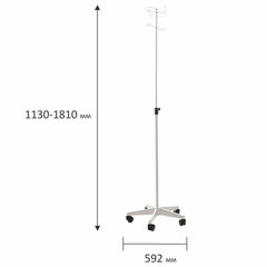 Штатив медицинский HILFE "MB MDS-01", 1130-1810х592х592 мм