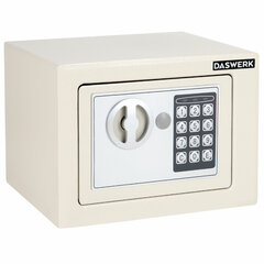 Сейф мебельный DASWERK (ДАСВЕРК) SC-170EL (170&times;230&times;170 мм), электронный замок, бежевый, 291340
