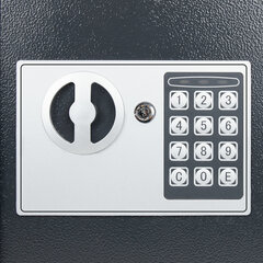 Сейф мебельный DASWERK (ДАСВЕРК) SC-200EL (200&times;310&times;200 мм), электронный замок, графит, 291341