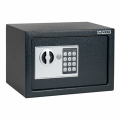 Сейф мебельный DASWERK (ДАСВЕРК) SC-200EL (200&times;310&times;200 мм), электронный замок, графит, 291341