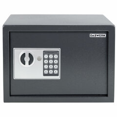 Сейф мебельный DASWERK (ДАСВЕРК) SC-250EL (250&times;350&times;250 мм), электронный замок, графит, 291343