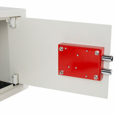 Сейф мебельный DASWERK (ДАСВЕРК) SC-250KL (250&times;350&times;250 мм), ключевой замок, бежевый, 291344