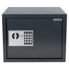Сейф мебельный DASWERK (ДАСВЕРК) SC-300EL (300&times;380&times;300 мм), электронный замок, графит, 291346