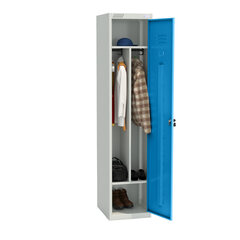 Шкаф металлический для одежды ШРС-11-400, 2 отделения (1850хш400&times;500 мм), разборный