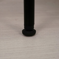 Стеллаж на металлокаркасе &laquo;Валенсия-15&raquo;, 455&times;300&times;1555 мм, 5 полок, черный