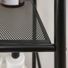 Стеллаж на металлокаркасе &laquo;Валенсия-25&raquo;, 655&times;300&times;1555 мм, 5 полок, черный