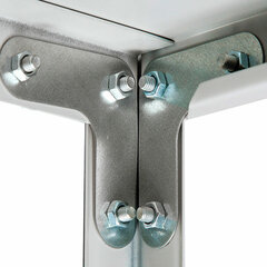 Стеллаж металлический BRABIX &laquo;MS 220/<wbr/>30-6&raquo;, 2200&times;1000&times;300 мм, 6 полок, 291373