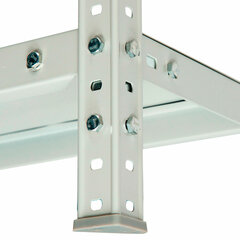 Стеллаж металлический BRABIX &laquo;MS 220/<wbr/>40-6&raquo;, 2200&times;1000&times;400 мм, 6 полок, 291374