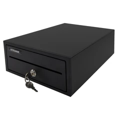 Ящик денежный механический SB-208-B, 205&times;300&times;90 мм, ЧЕРНЫЙ, VITRANA (ВИТРАНА), 291401