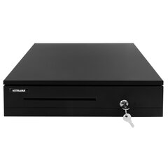 Ящик денежный электромеханический CD-405-B, 405&times;420&times;92 мм, ЧЕРНЫЙ, VITRANA (ВИТРАНА), 291409