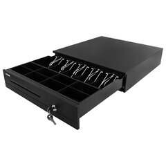 Ящик денежный электромеханический CD-405-B, 405&times;420&times;92 мм, ЧЕРНЫЙ, VITRANA (ВИТРАНА), 291409