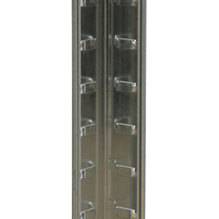 Стеллаж металлический BOOMHOUSE (БУМХАУС) безболтовой, 1800&times;750&times;350 мм, 5 полок МДФ, серебристый, 291411