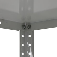 Стеллаж металл BOOMHOUSE (БУМХАУС) 1500&times;750&times;300 мм, 4 полки, нагрузка на стеллаж до 120 кг, белый, 291419