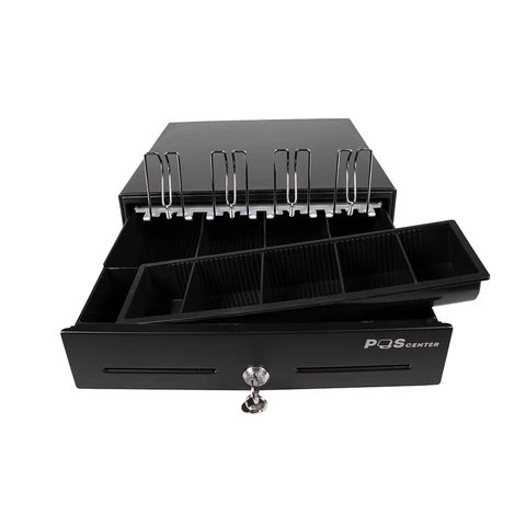 Ящик денежный электромеханический POSCENTER 13E, 330x335x90 мм (ККМ ШТРИХ-М), черный, 2326 - фото 4