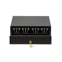 Ящик денежный механический АТОЛ SB-330-B, 330&times;380&times;90 мм, без подключения ККМ, черный, 44421