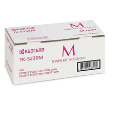 Тонер-картридж KYOCERA (TK-5230M) ECOSYS P5021cdn/<wbr/>cdw/<wbr/>M5521cdn/<wbr/>cdw, пурпурный, ресурс 2200 стр., оригинальный