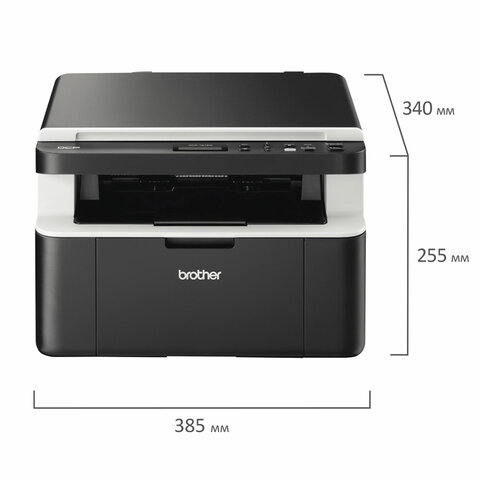 МФУ лазерное BROTHER DCP-1612WR "3 в 1", А4, 20 стр./мин, 10000 стр./месяц, Wi-Fi, DCP1612WR1